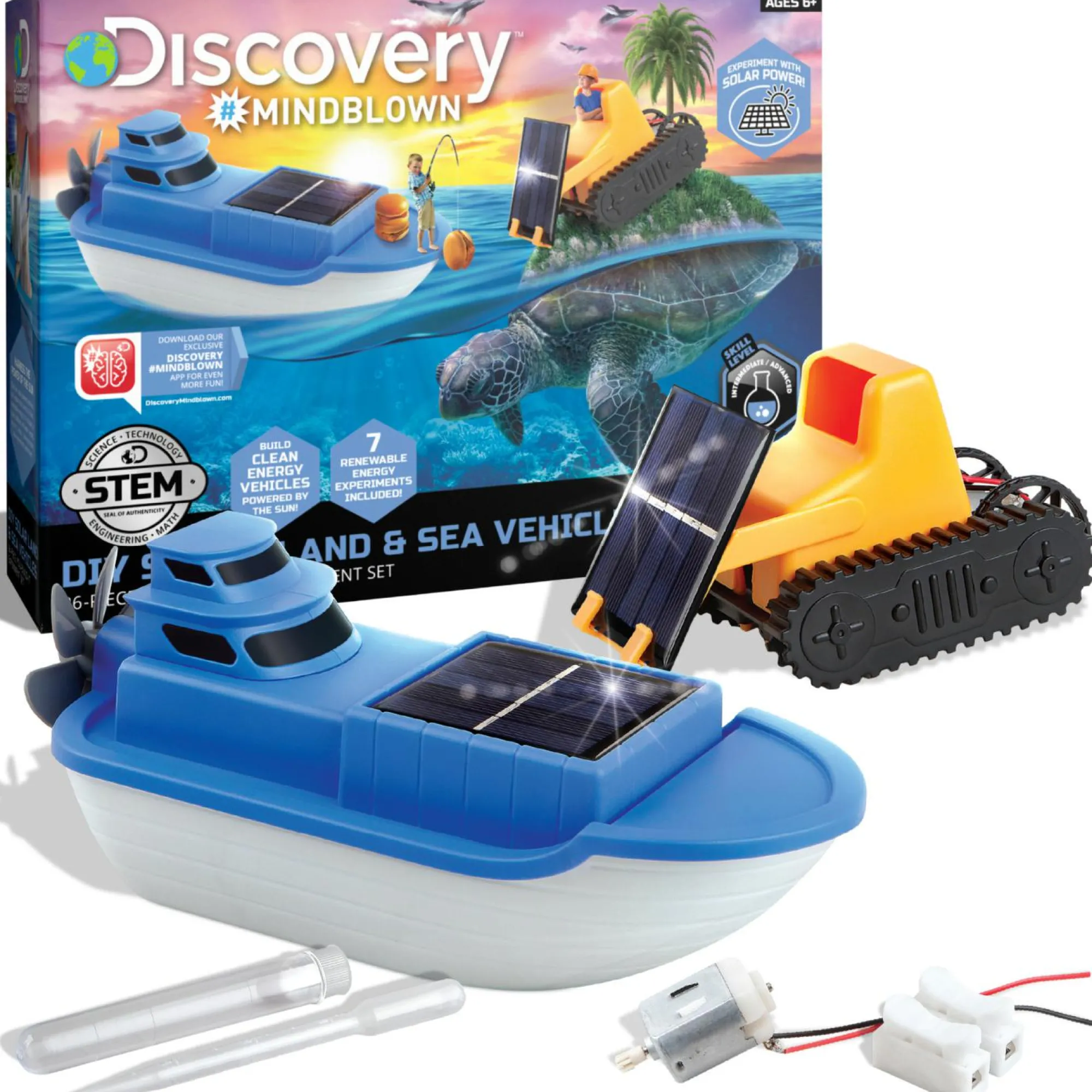 Discovery Mindblown Veicoli a luce solare da costruire> Giochi Stem