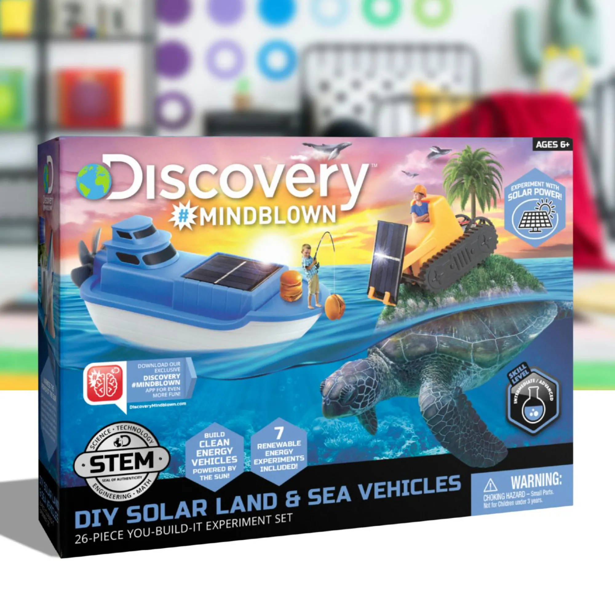 Discovery Mindblown Veicoli a luce solare da costruire> Giochi Stem