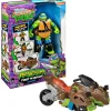 GIOCHI PREZIOSI Veicolo leonarod tartarughe ninja caos mutante – moto trasformabile in action figure raffaello – 15 cm – per bambini dai 4 anni> Action Figures