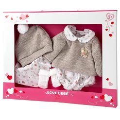 LOVE BEBE' Vestito bambola premium 45 cm  – modello 1> Vestiti Per Bambole E Fashion Dolls