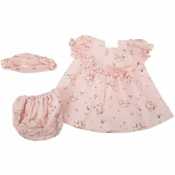 LOVE BEBÈ Vestito bebé reborn 45 cm con decorazioni floreali><noscript><img width=