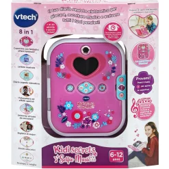 VTECH – kidi secrets selfie music 2.0 diario segreto elettronico con riconoscimento facciale!><noscript><img width=