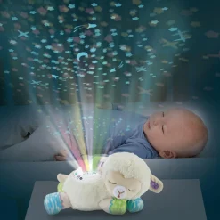 VTECH – luce, ninna nanna parlante 3 in 1, un’adorabile pecorella per illuminare le notti del tuo bambino><noscript><img width=