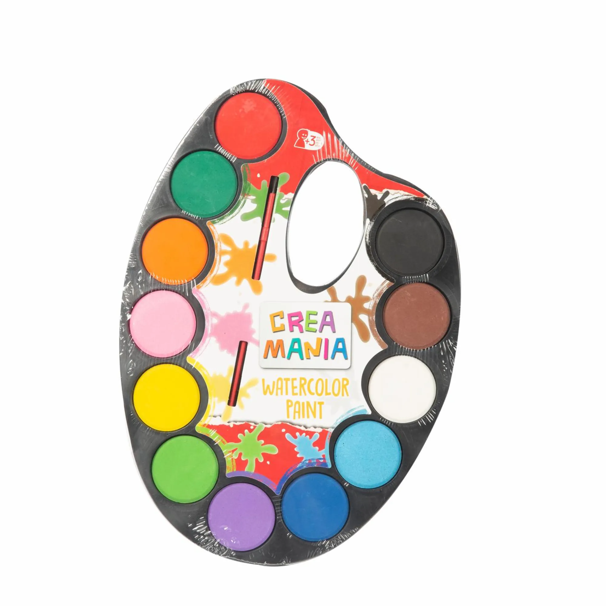 CREA MANIA Watercolor paint – tavolozza acquarelli> Kit Artistici E Pittura