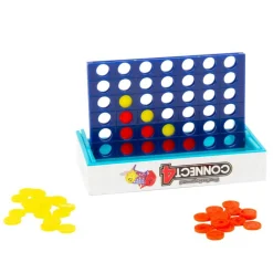 GIOCHI PREZIOSI World’s smallest connect 4 – gioco portatile di forza 4 in miniatura con custodia> Gadget