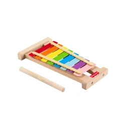 FISHER-PRICE Xilofono in legno – set musicale xilofono e martelletto – wood><noscript><img width=